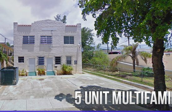 5 Unit Multifamily Home in Little Havana